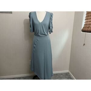 Ryegrass Beautiful blue green outfit Blouse size M and skirt size 12 item D22